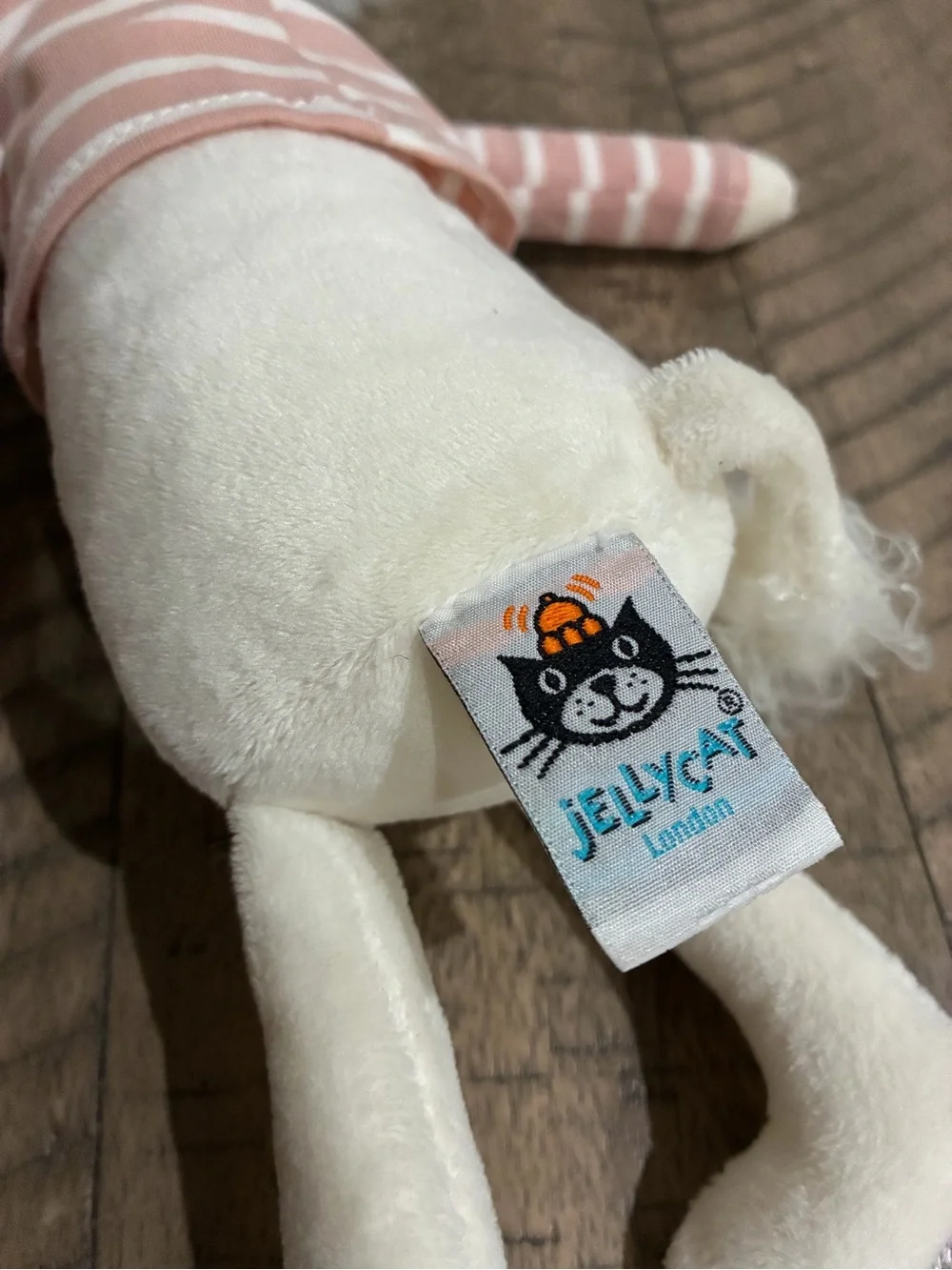 JELLYCAT Beatnik Buddy Poodle Plush 12” BEB3P NEW NWT White Dog Toy Retired RARE